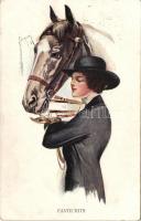 Lady with horse