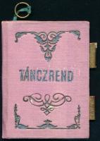 1869 Tanzordnung am Balle zum Besten der Pest-Ofner-Keller Kranken Vereines, táncrend, ceruza nélkül