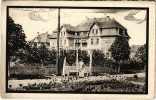 1917 Versec, Werschetz, Vrsac; park, Sanitas vízgyógyintézet. Kirchner Amália kiadása / spa (EK)