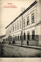 1917 Versec, Werschetz, Vrsac; M. kir. főreáliskola. Kirchner J.E. özv. kiadása / school / K. Ung. Staats Oberrealschule