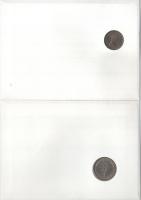 5db-os érmés boríték tétel, mind különféle és német nyelvű tájékoztatóval, benne: Kajmán-szigetek, Z...