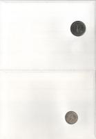 5db-os érmés boríték tétel, mind különféle és német nyelvű tájékoztatóval, benne: Uganda, Nigéria, K...