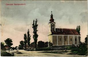 1913 Barstaszár, Tesáre nad Zitavou (Taszármalonya, Tesárske Mlynany); templom / church (EK)