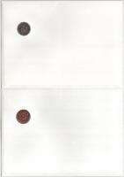 5db-os érmés boríték tétel, mind különféle és német nyelvű tájékoztatóval, benne: Ghána, Kamerun, Ma...