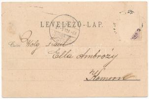 1900 Gyulafehérvár, Karlsburg, Alba Iulia; Losenau Denkmal, Inneres Festungsthor / emlékmű, Várkapu ...