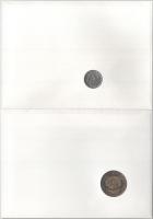 5db-os érmés boríték tétel, mind különféle és német nyelvű tájékoztatóval, benne: Franciaország, Les...