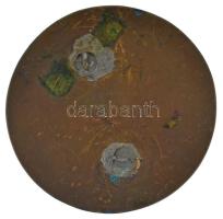 ~1932. "Magyar Országos Lawn Tennis Szövetség 1907-1932" bronz tenisz emlékérem hátoldalán...