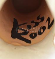 Kiss Roóz Ilona (1920-2010): Szerelmespár. Jelzéssel, hibátlan, m: 21 cm