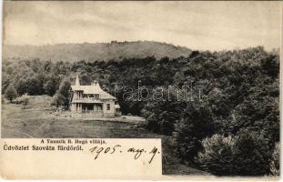 1905 Szováta-fürdő, Baile Sovata; Tauszik B. Hugó villa. Kelemen Ádám kiadása