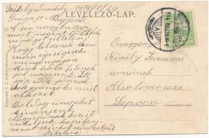 1914 Székelyudvarhely, Odorheiu Secuiesc; Római katolikus templom és gimnázium. Dragomán S.J. kiadás...