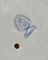 Herendi fehér mázas porcelán Liszt büszt, jelzett, hibátlan, m: 23,5 cm