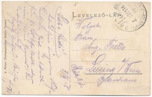 1915 Maroshévíz, Oláhtoplica, Toplita, Toplica; nyaraló és híd. A. Weiser / villa and bridge + &quot...