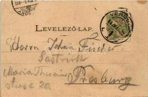 1902 Temesvár, Timisoara; Kossuth Lajos utca, villamos, Józsefvárosi takarékpénztár. J. Raschka kiad...