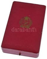 1949. "A Magyar Népköztársasági Érdemérem arany fokozata" aranyozott, zománcozott bronz ki...