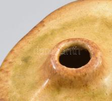 Zsolnay pirogránit padlóváza, jelzett (Fürtös György terv), minimális kopással, m: 28 cm