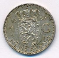 Hollandia 1956. 1G Ag "I. Julianna" T:XF patina Netherlands 1956. 1 Gulden Ag "Julian...