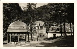 Korytnicza-fürdő, Korytnica-kúpele; A fürdő épületei, park, pavilon / Pramen &quot;Jozef&quot; / spa, bath, park, pavilion