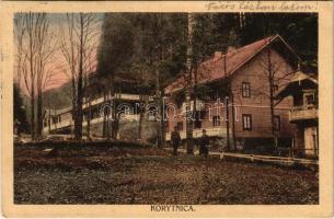 1924 Korytnicza-fürdő, Korytnica-kúpele; nyaralók / villas (EK)