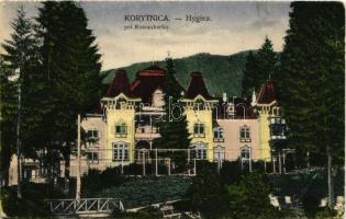 1921 Korytnicza-fürdő, Korytnica-kúpele; Gyógyház, fürdő / Hygiea, pri Ruzomberku / spa, bath (EK)