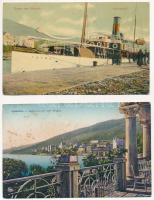 Abbazia, Opatija; - 2 db régi képeslap / 2 pre-1945 postcards