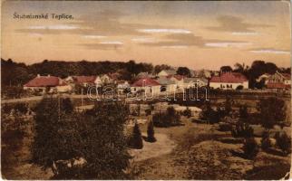 Stubnyafürdő, Túróchévíz, Stubnianske Teplice, Turcianske Teplice; látkép. Kiadja G. Jilovsky / general view (Rb)