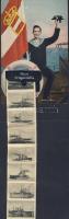 Austrian-Hungarian navy 11 ships like Zrinyi on leporello