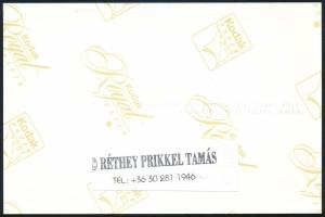 Scherer Péter (1961-) színész, Réthey Prikkel Tamás fotója, 10×15 cm