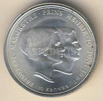 Dánia 1967. 10K Ag "Esküvő-Margit hercegnő" T:1