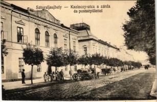 1926 Sátoraljaújhely, Kazinczy utca, zárda és posta. Vasúti levelezőlapárusítás 4826.