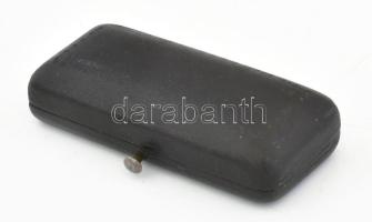 cca 1890-1900 Kriegler D. arany és ezüst ékszer áruk gyára Budapest, antik ékszeres dobozka, benne f...