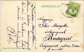 Csíz, Csízfürdő, Kúpele Cíz; Baranyi villa. Szoyka Pál kiadása / villa (kopott sarkak / worn corners...