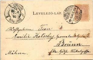 1899 (Vorläufer) Szászrégen, Reghin; Ignaz Hüber