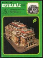 cca 1984 Magyar Állami Operaház. Makett-kivágó. Budapesti Városszépítő Egyesület. Kissé kopott papírkötésben.