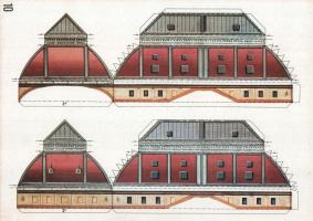 cca 1984 Magyar Állami Operaház. Makett-kivágó. Budapesti Városszépítő Egyesület. Kissé kopott papír...