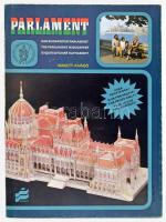 cca 1980 Parlament. Makett-kivágó. Budapesti Városszépítő Egyesület. Kissé kopott papírkötésben, szétvált kötéssel.