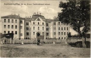 1911 Sepsiszentgyörgy, Sfantu Gheorghe; M. kir. állami tanítóképző intézet. Benkő Mór kiadása / teachers training institute (EK)