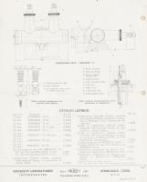 Röntgen és ventilcső gyári táblázatok, leírások, 25 db dokumentum