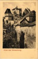 1915 Segesvár, Schässburg, Sighisoara; vár bástya. Fritz Teutsch kiadása / castle bastion