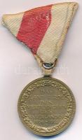 Ausztria 1928. "Tirol Emlékérem 1914-1918" bronz kitüntetés fakó mellszalagon. "A Haz...