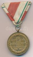 Ausztria 1928. "Tirol Emlékérem 1914-1918" bronz kitüntetés fakó mellszalagon. "A Haz...