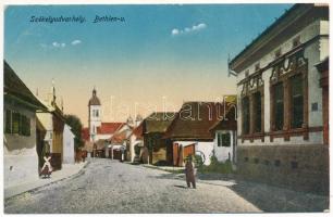 Székelyudvarhely, Odorheiu Secuiesc; Bethlen utca. Z. Skékely Dénes kiadása / street