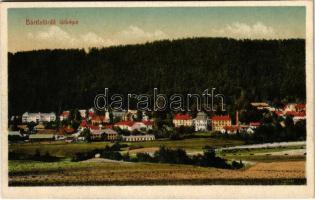 Bártfafürdő, Bardejovské Kúpele, Bardiov; látkép. Eschwig és Hajts kiadása. Eschwig Hajts Kornél felvétele / general view