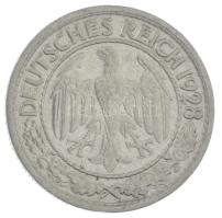 Németország / Weimari Köztársaság 1928G 50pf Ni T:XF Germany / Weimar Republic 1928G 50 Reichspfenni...