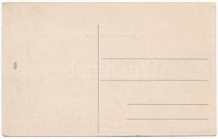 Lippa, Lipova; Állami polgári és felső kereskedelmi iskola / school. Art Nouveau