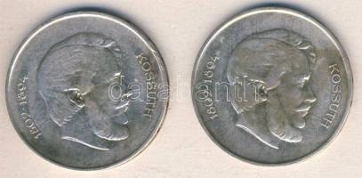 1947. 5Ft Ag "Kossuth" (2x) T:2/3