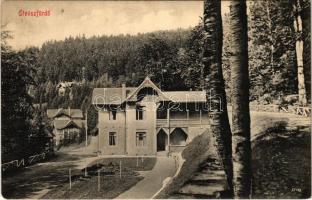 1917 Stoószfürdő, Stos Kúpele; Fürdő igazgatósági épülete. Wlaszlovits Gusztáv kiadása / spa directorate office