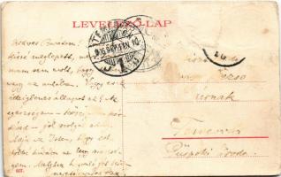 1906 Pankota, Pancota; Római katolikus templom és Dietrich-Sulkowski kastély / church and castle (Rb...