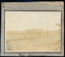 1913 Marosvásárhelyi gázművek, eredeti fotó kartonon, feliratozva, kissé homályos, 8×11 cm