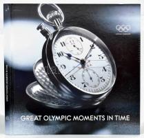 Great olympic moments in time. hn., 2007, Omega. Angol nyelven. Gazdag képanyaggal illusztrált. Kiadói kartonált papírkötés, a hátsó borító karcos.