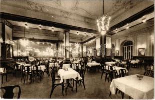 1930 Budapest VII. Café Ostende kávéház és étterem, belső. Rákóczi út 20. (EK)